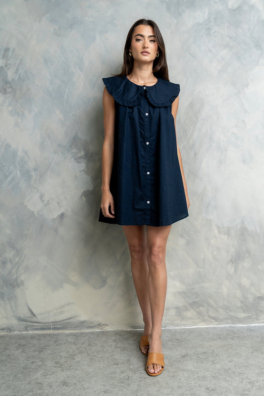 Beatrice Mini Dress in Midnight