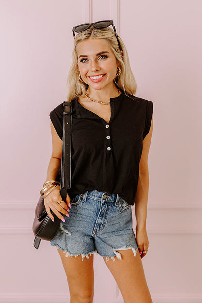 Epic Joy Shift Top In Black