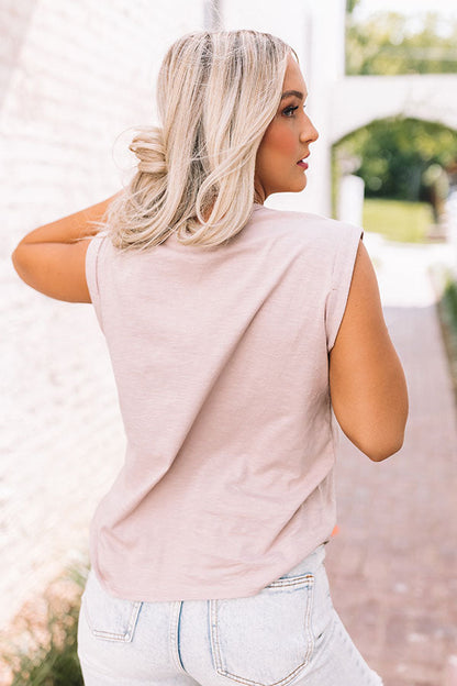 Epic Joy Shift Top In Iced Latte