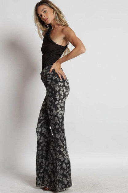 Leilani Floral Denim Pants