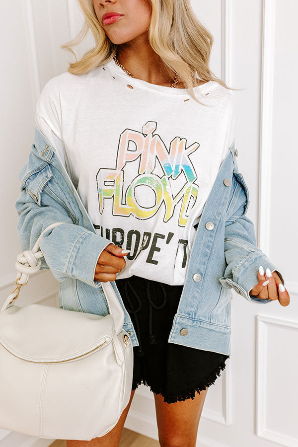 Pink Floyd Europe 77 Distressed Graphic Tee