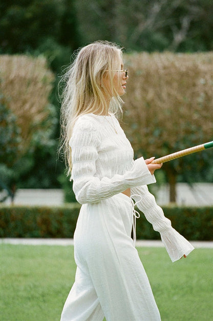 SAMPLE-Coconut Scrunch Top