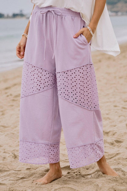 Acid Washed French Terry Pants