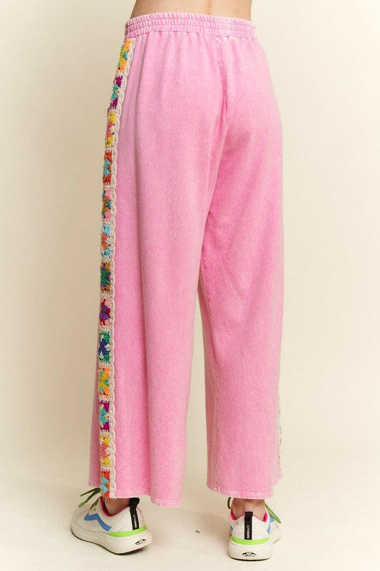 J.Her Crochet Patch Detail Pants