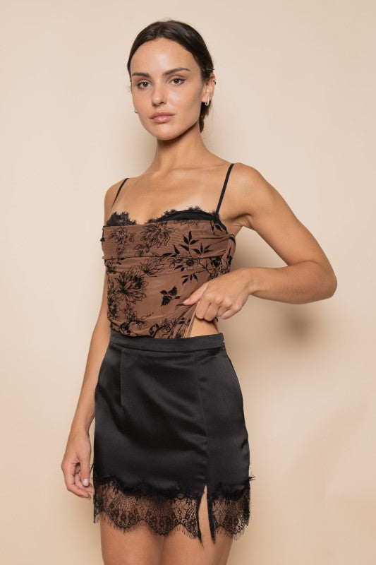 Teddie Floral Lace Bodysuit