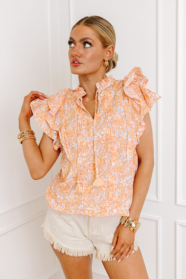 Summer Sorbet Floral Top