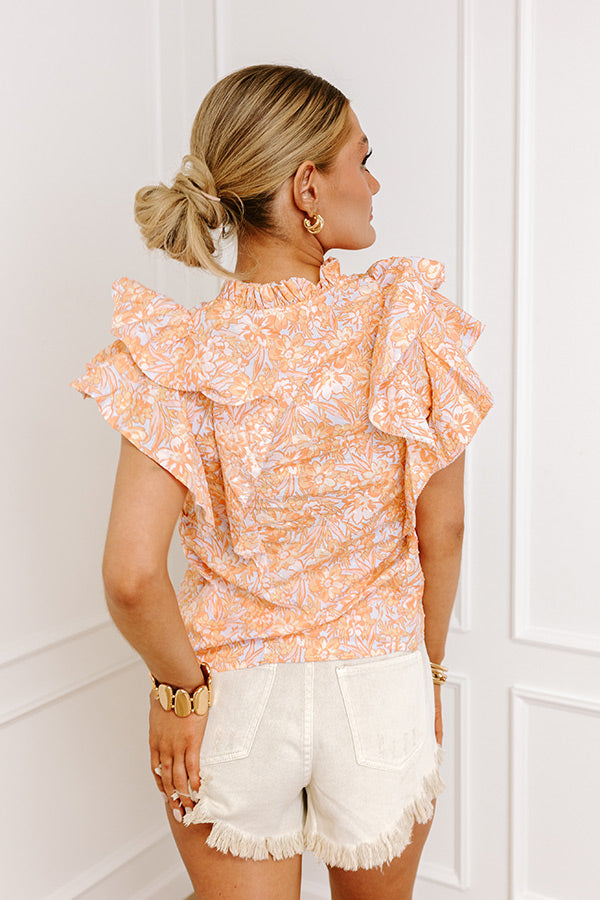 Summer Sorbet Floral Top