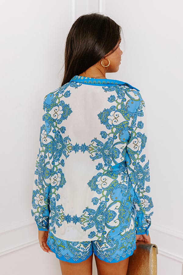 Milan Bound Paisley Button Up