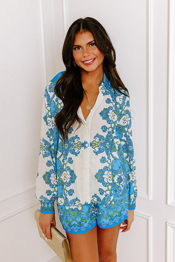 Milan Bound Paisley Button Up