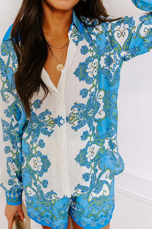 Milan Bound Paisley Button Up