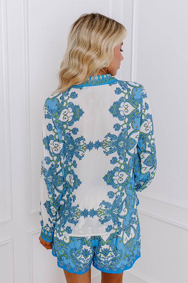 Milan Bound Paisley Button Up