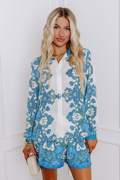Milan Bound Paisley Button Up