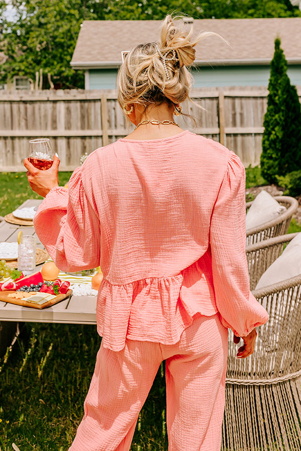 Spring Splendor Front Tie Top