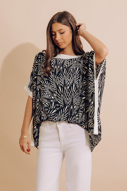 First Class Boarding Caftan Shift Top