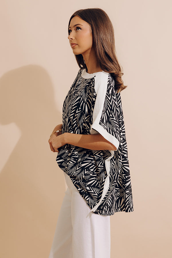 First Class Boarding Caftan Shift Top
