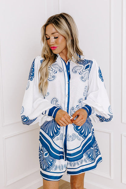 Discover Paradise Button Up