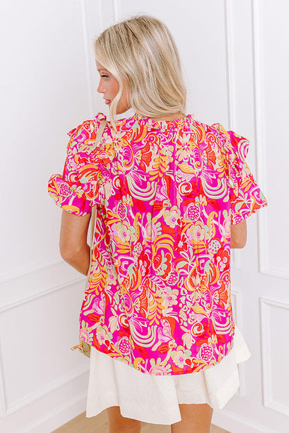 Rooftop Fiesta Shift Top