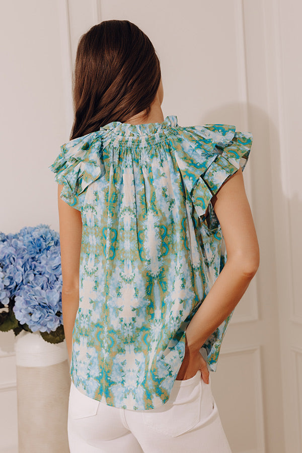 Island Breeze Shift Top