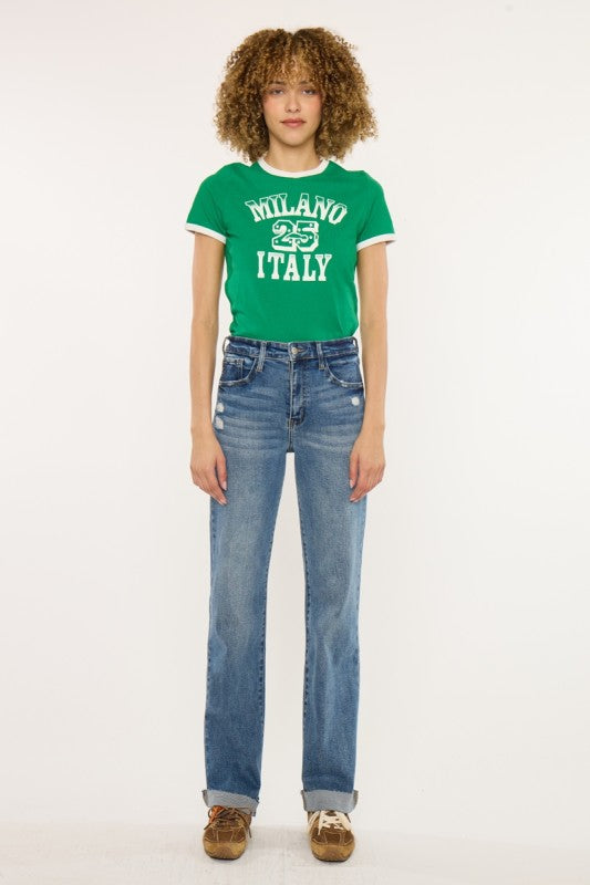 True Denim Straight Jeans