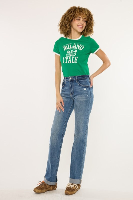 True Denim Straight Jeans