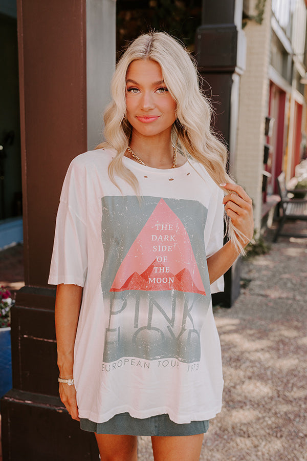 Pink Floyd Dark Side Tour Distressed Graphic Tee