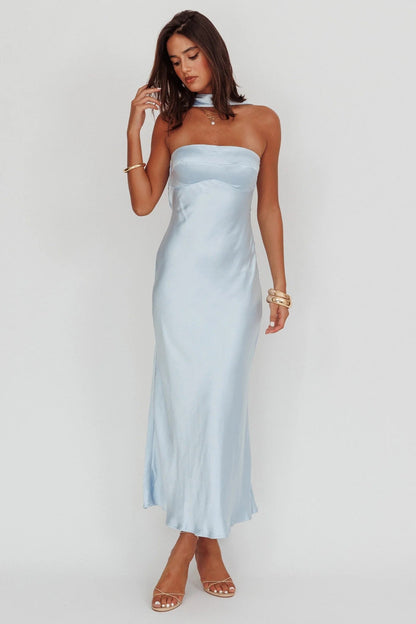 Seraphina Satin Maxi Dress