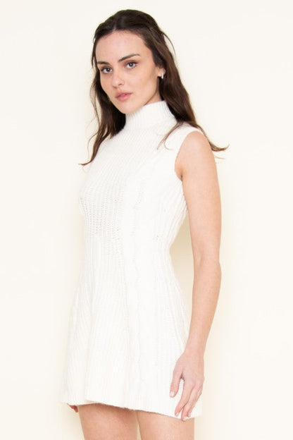 Winter Knit Mini Dress