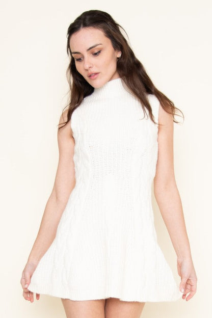 Winter Knit Mini Dress