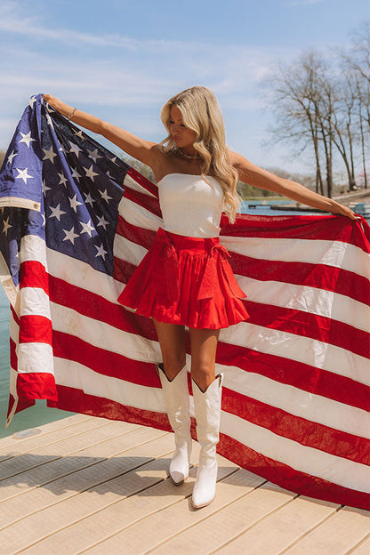 Liberty Lane High Waist Mini Skirt