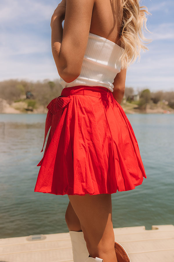 Liberty Lane High Waist Mini Skirt