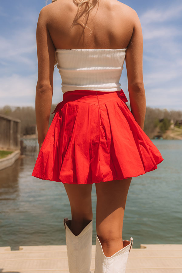 Liberty Lane High Waist Mini Skirt