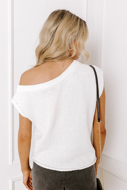 Take Me To Nantucket Knit Top in White