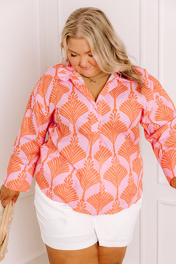 Sunny Whirlwind Shift Top Curves