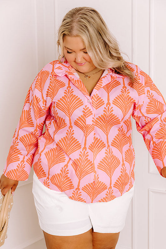 Sunny Whirlwind Shift Top Curves