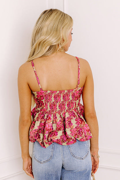 Cocktail Social Jacquard Peplum Top