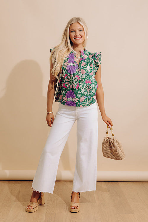 Lush Escape Floral Top