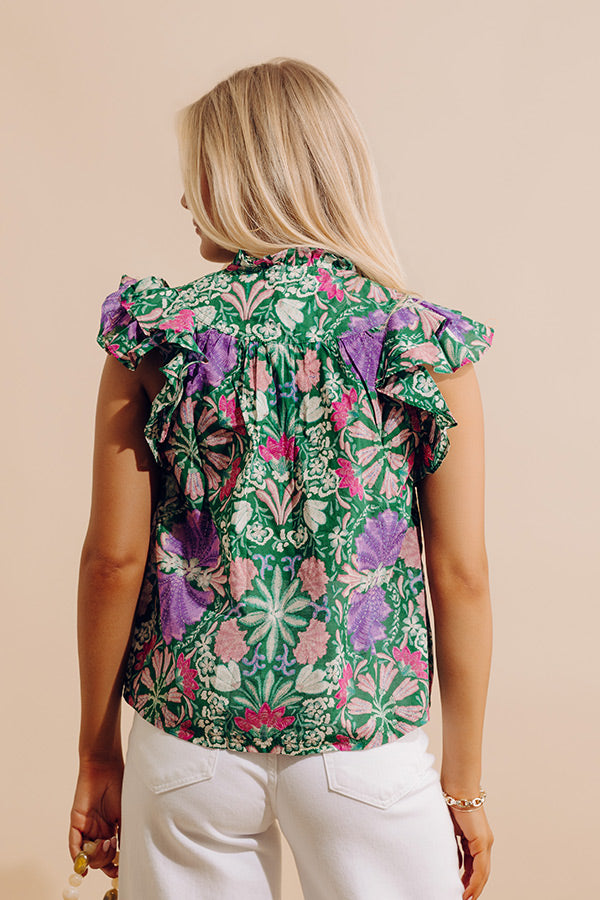Lush Escape Floral Top