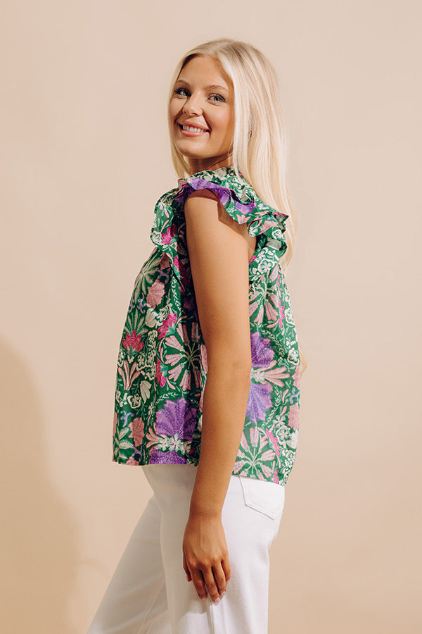 Lush Escape Floral Top