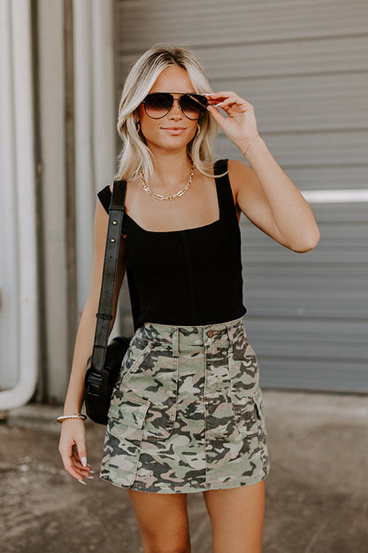 The Amy Cargo Mini Skirt