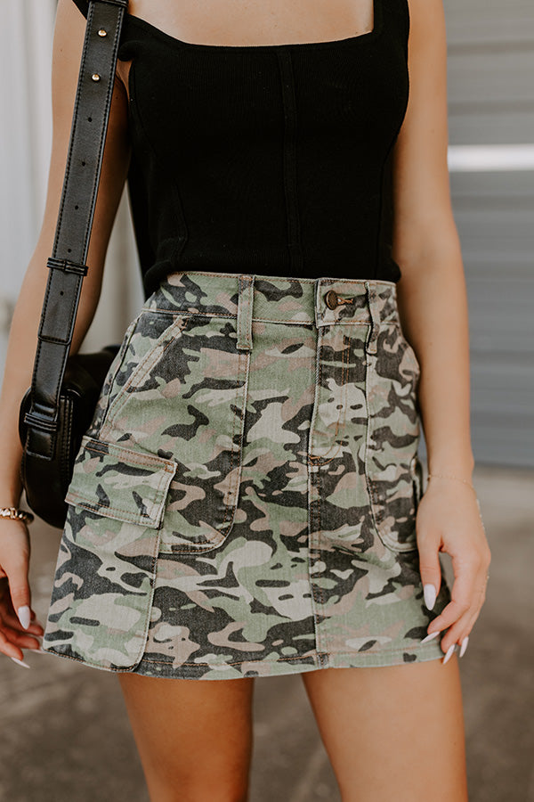 The Amy Cargo Mini Skirt