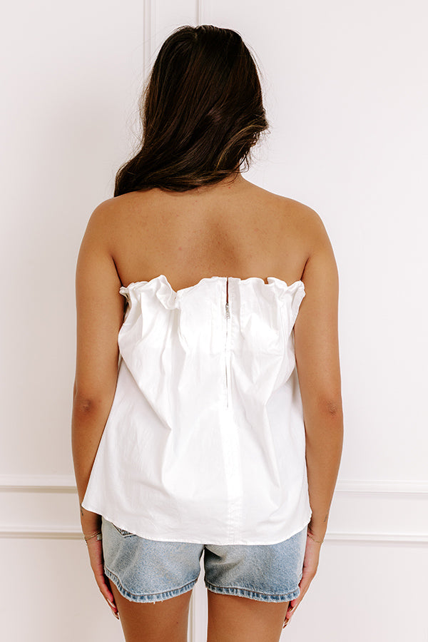 Uptown Views Pleated Top