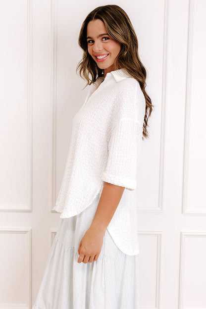 Sweet Coast Button Up Top