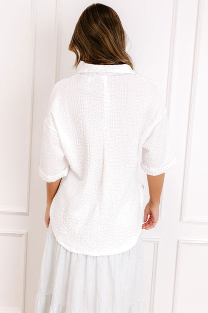 Sweet Coast Button Up Top