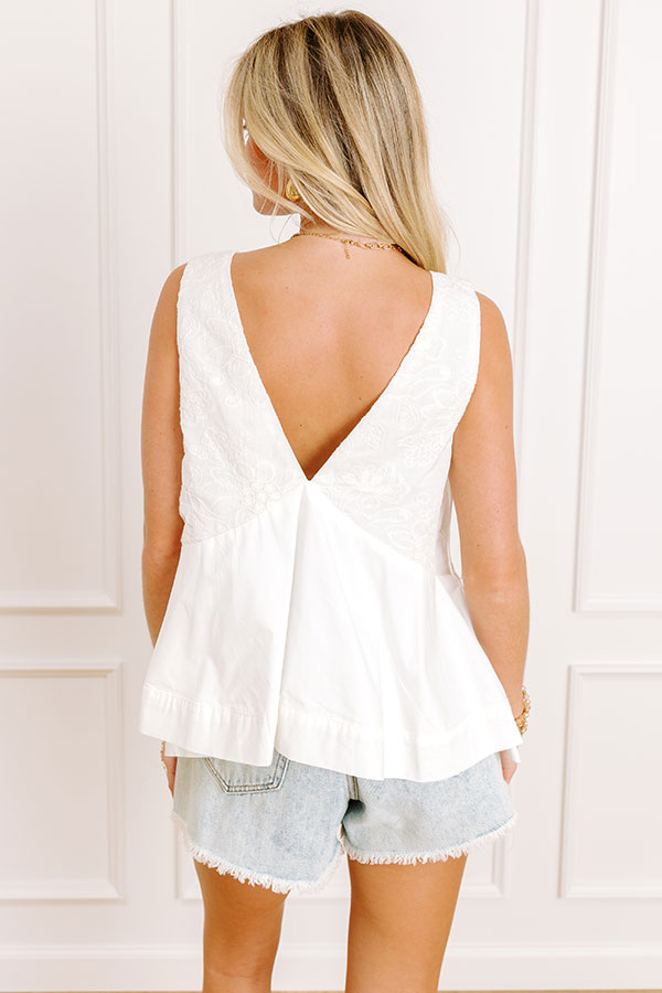 Picnic Pretty Embroidered Top