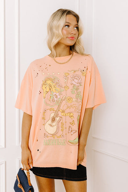 Country Club 1978 Distressed Oversized Tee