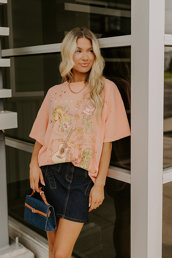 Country Club 1978 Distressed Oversized Tee
