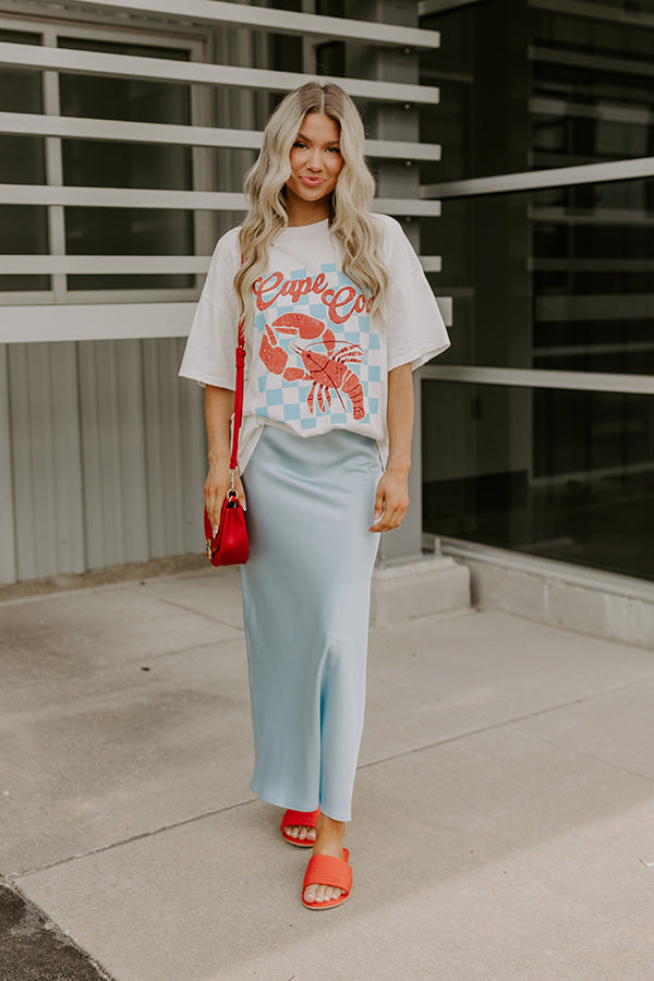 Cape Cod Distressed Oversized Tee