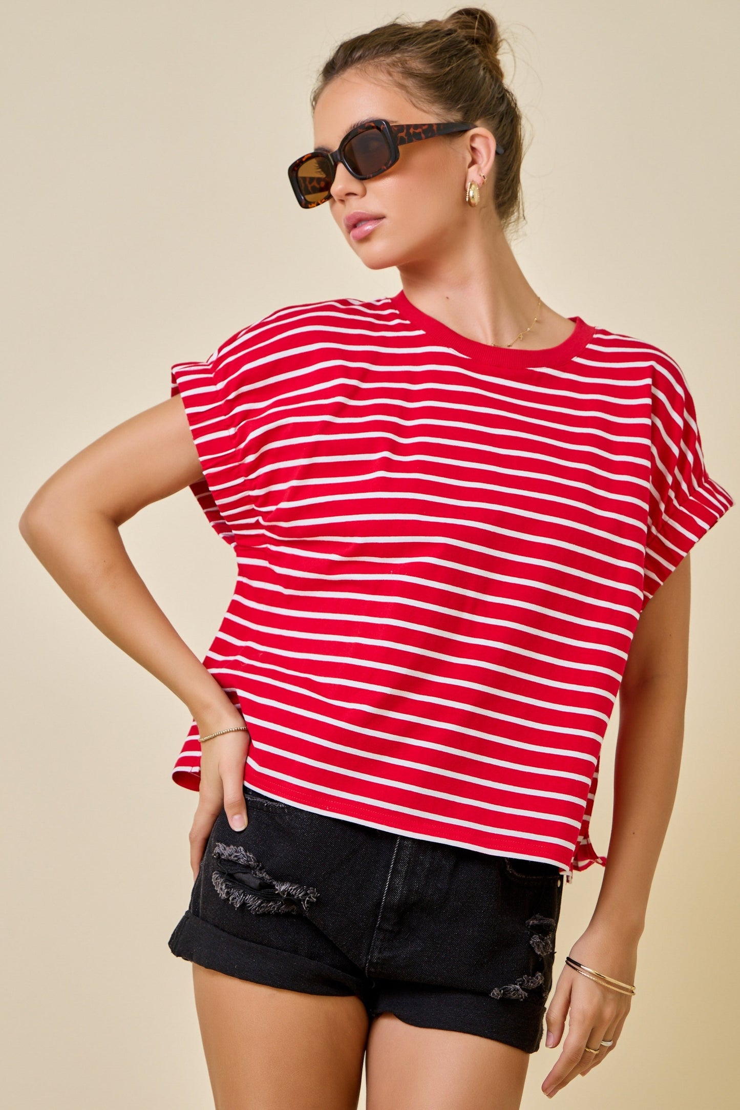 Shelby Striped Top
