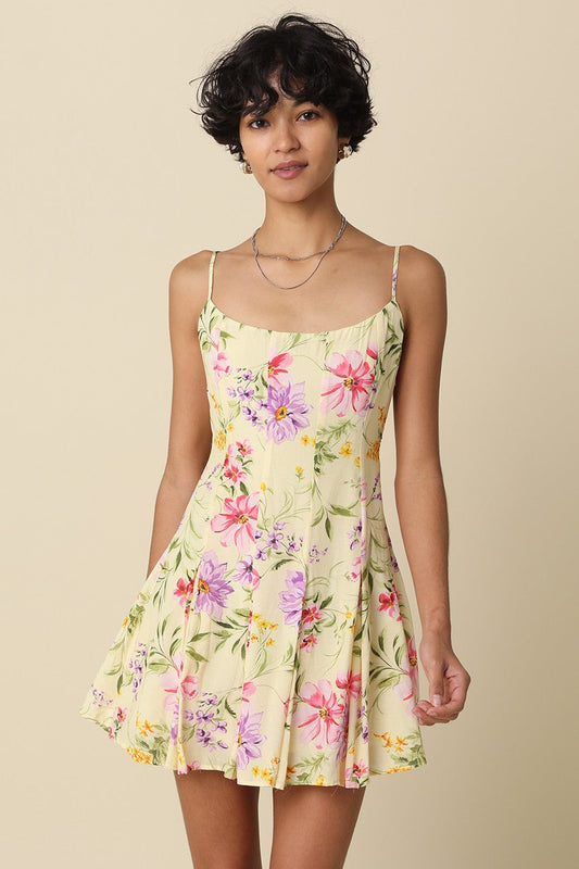 Sunny Blooms Mini Dress