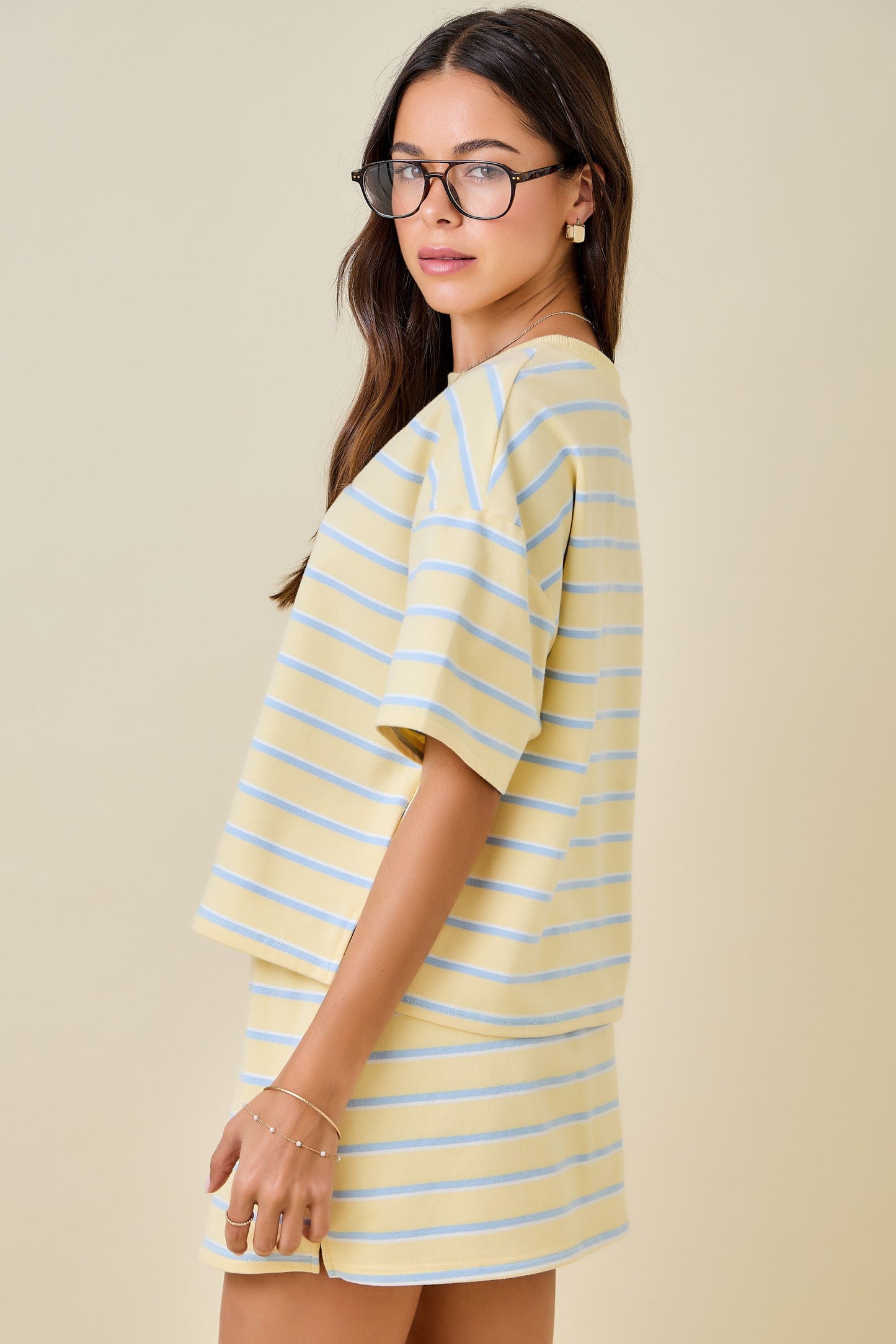 Stay Awhile Striped Top